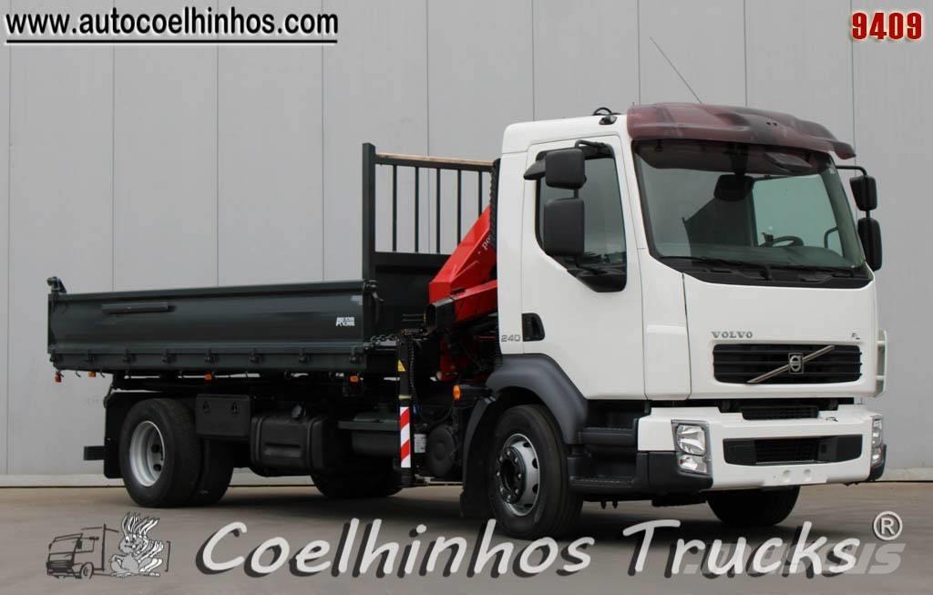 Volvo FL 240 + HMF 635 Lastbiler med tip