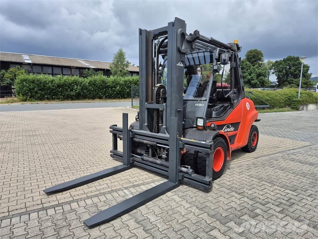Linde H80T-900 LPG gaffeltrucks