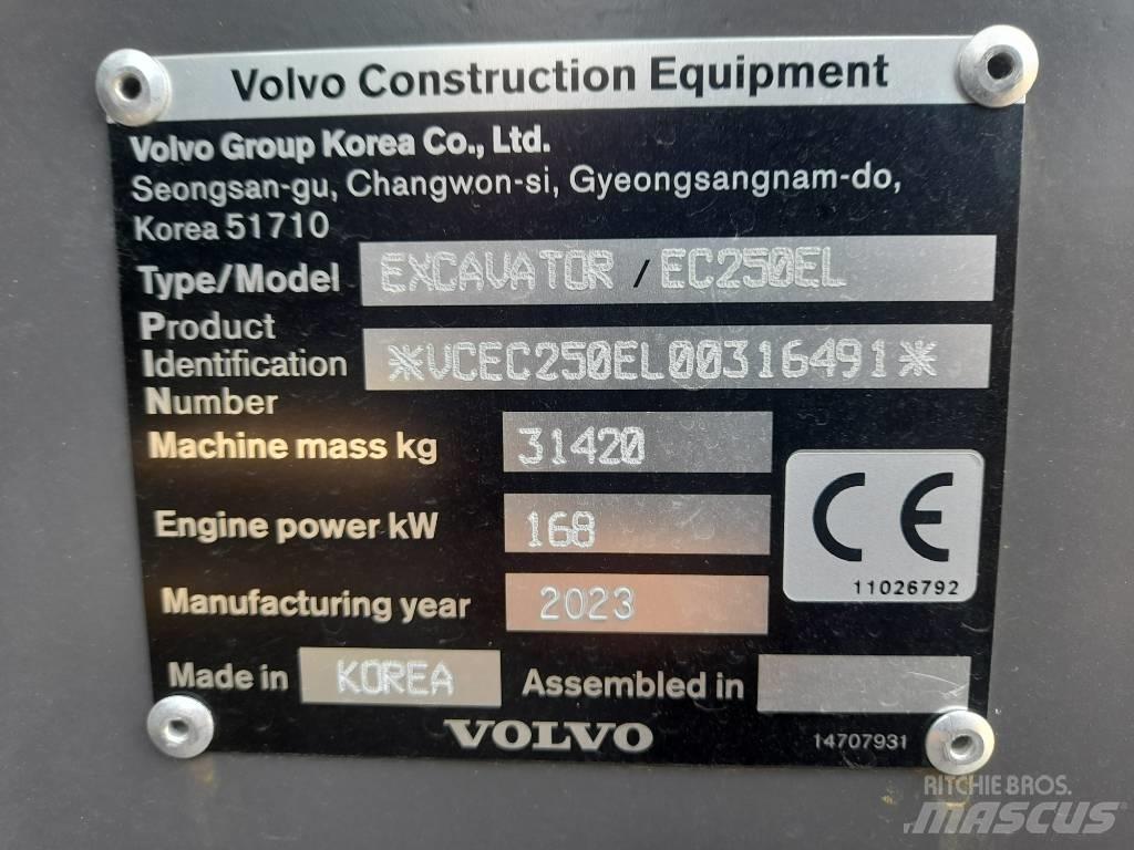 Volvo EC 250 EL Gravemaskiner på larvebånd