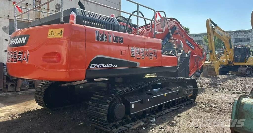 Doosan DX340 Gravemaskiner på larvebånd