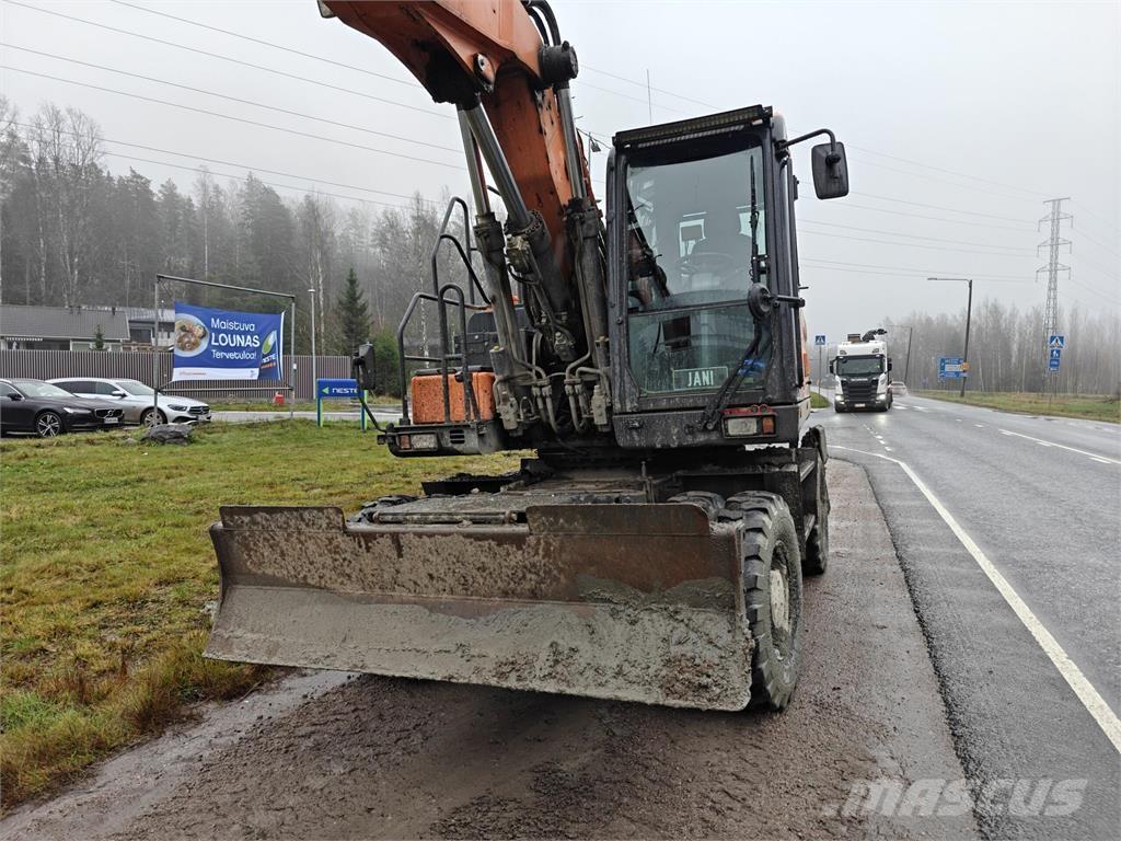 Doosan DX 210 W-7 Gravemaskiner på hjul