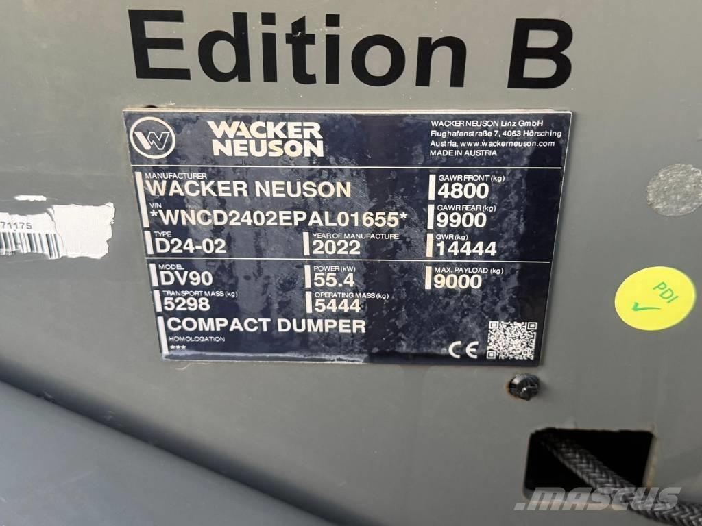 Wacker Neuson DV90 Dumpere