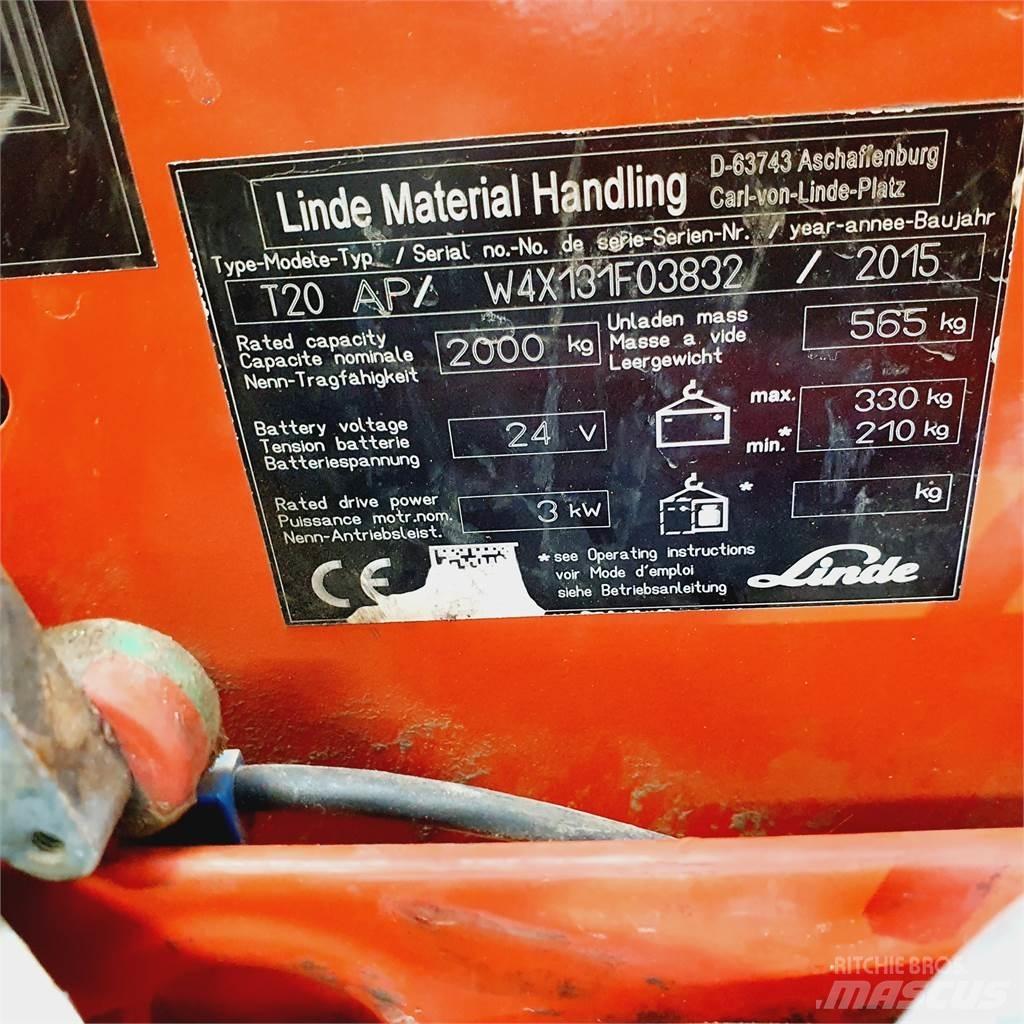Linde T20AP kurz El-palleløftere