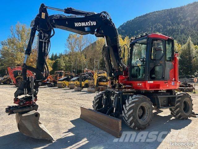 Komatsu PW 118 Gravemaskiner på hjul