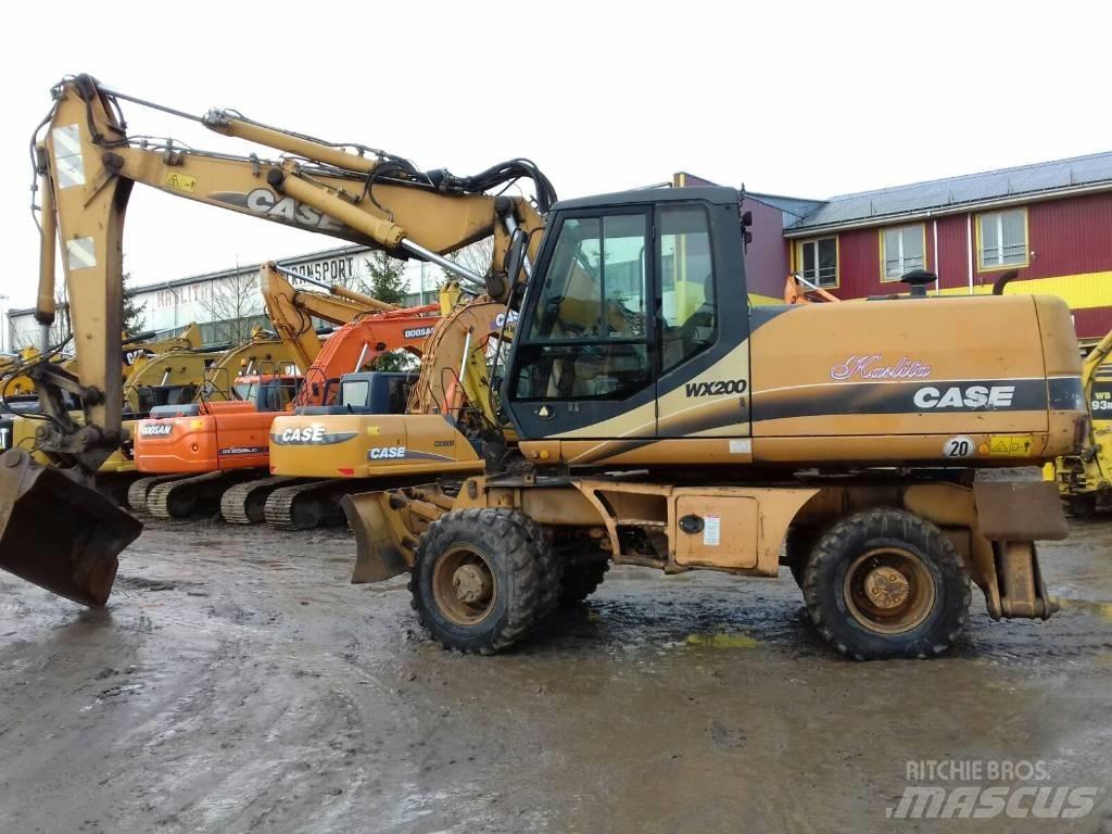 CASE WX 200 Gravemaskiner på hjul