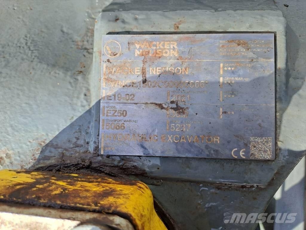 Wacker Neuson EZ50 Gravemaskiner på larvebånd