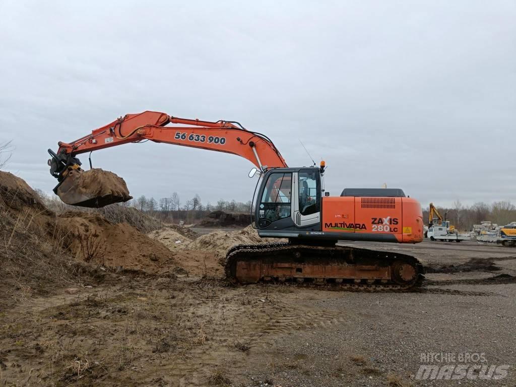Hitachi ZX 280 LC-3 Gravemaskiner på larvebånd