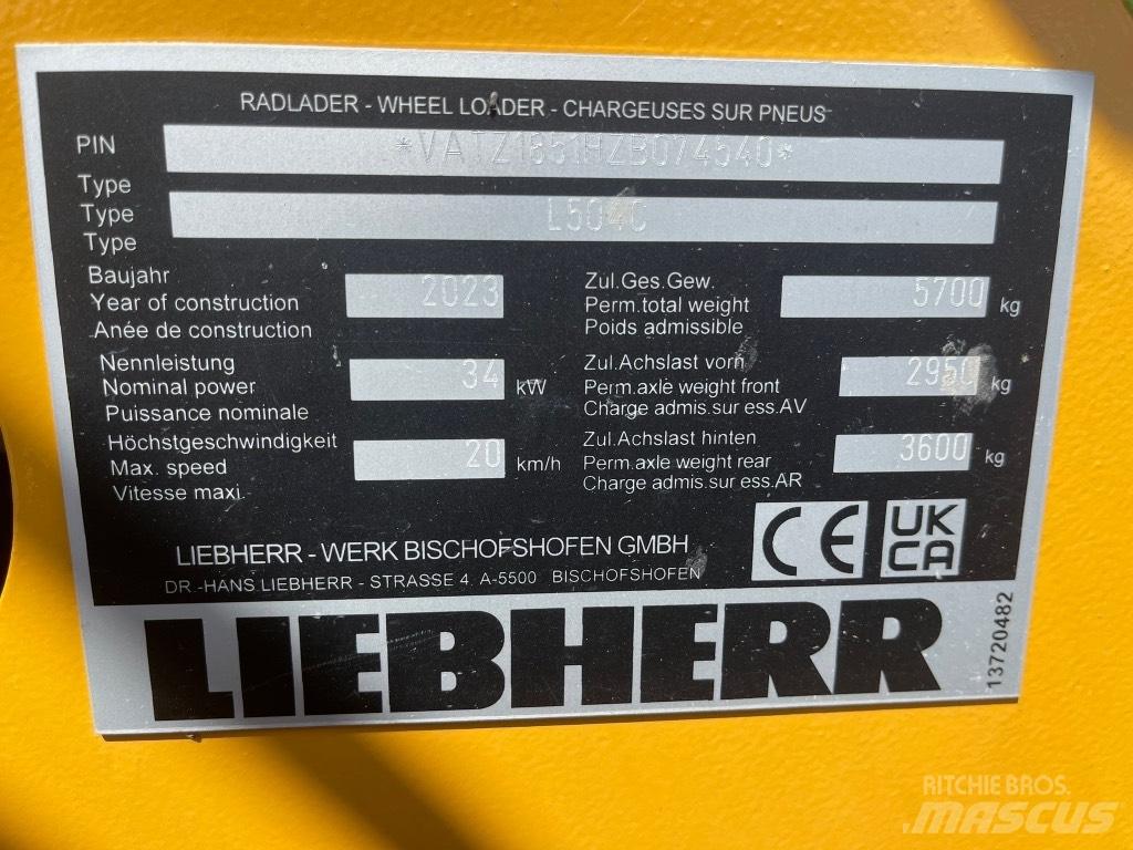 Liebherr L 504 Minilæsser - knækstyret