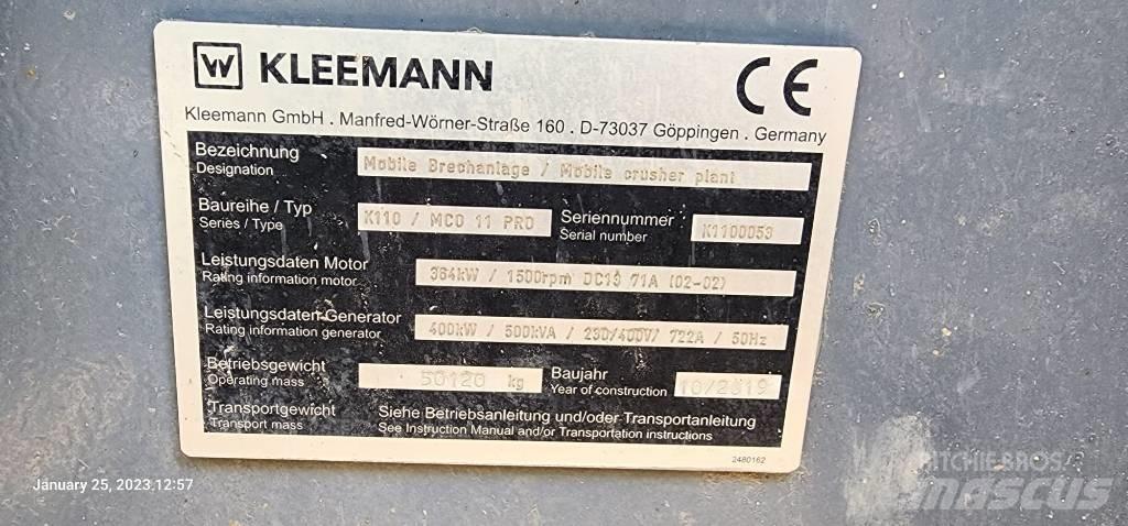 Kleemann MCO 11 PRO Knusere - anlæg