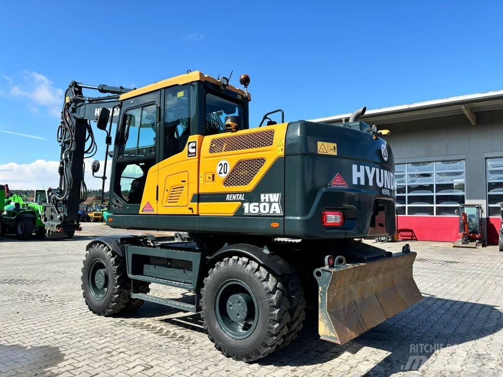 Hyundai HW160A Gravemaskiner på hjul