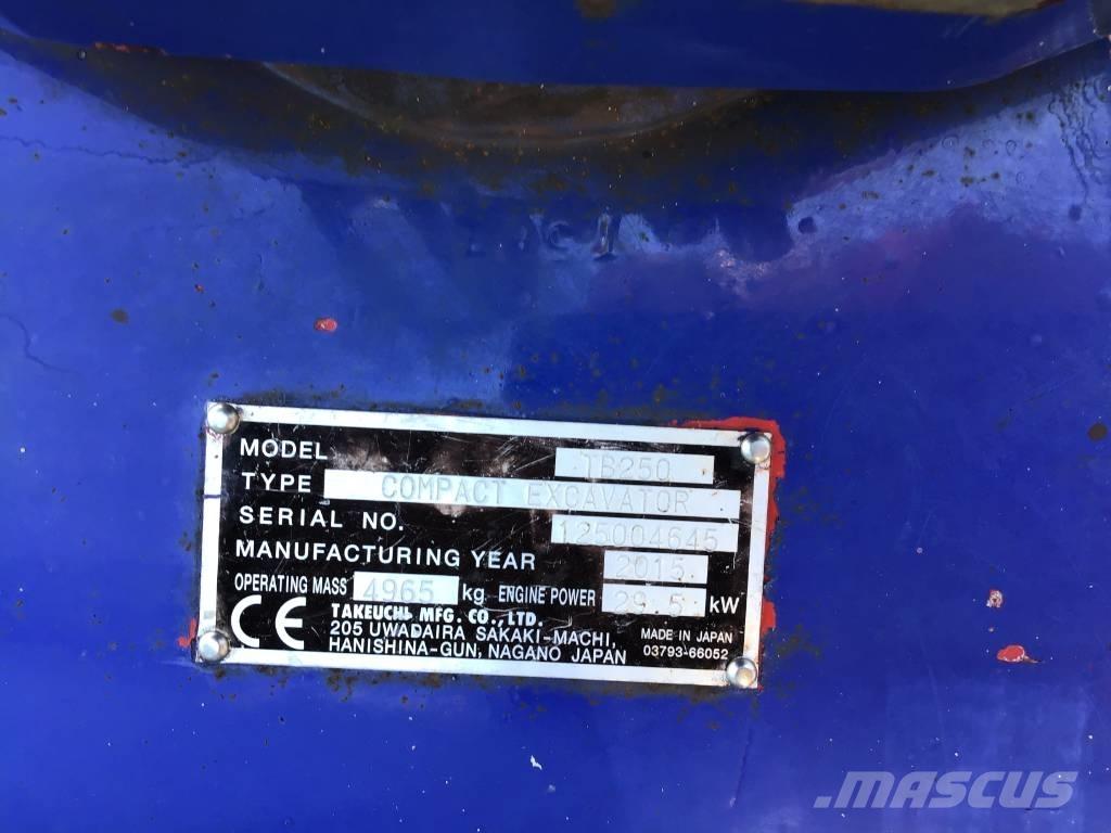 Takeuchi TB 250 Minigravemaskiner