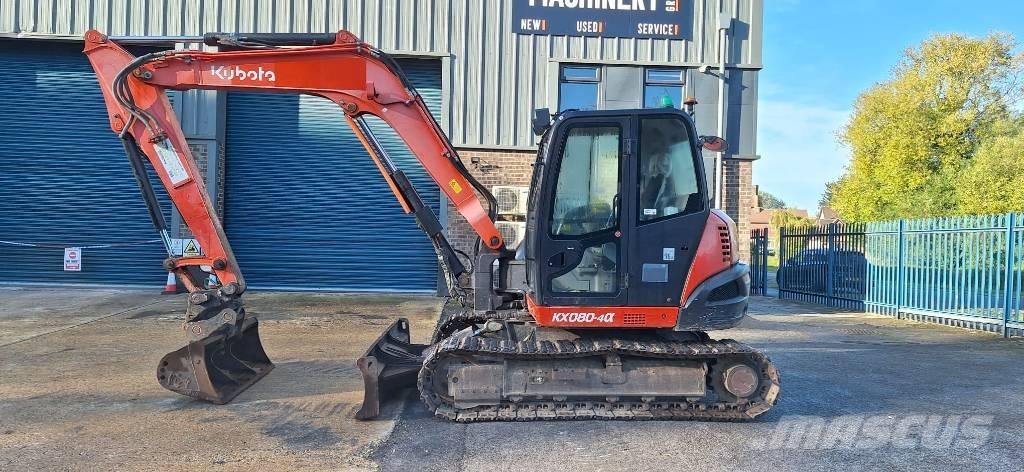 Kubota KX 080-4 Midi-gravemaskiner 7t - 12t