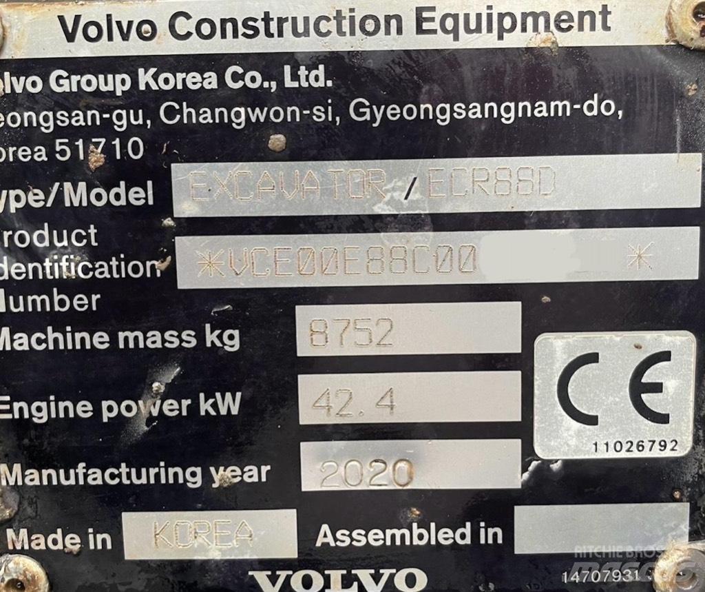Volvo ECR 88 D Pro Midi-gravemaskiner 7t - 12t