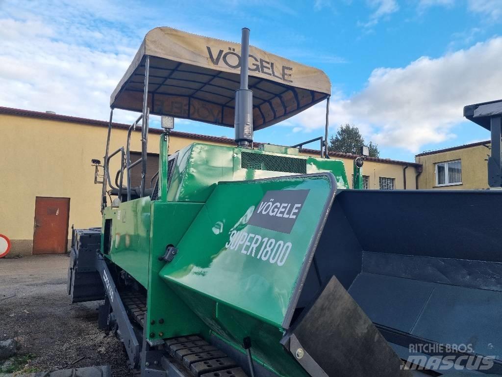 Vögele super 1800 Asfaltudlæggere