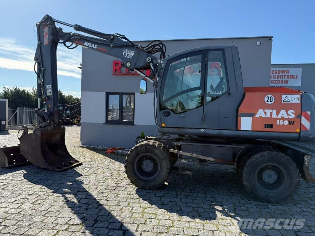 Atlas 150 W Gravemaskiner på hjul