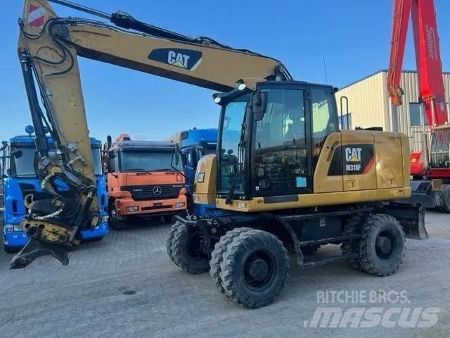 CAT M 318 F Gravemaskiner på hjul