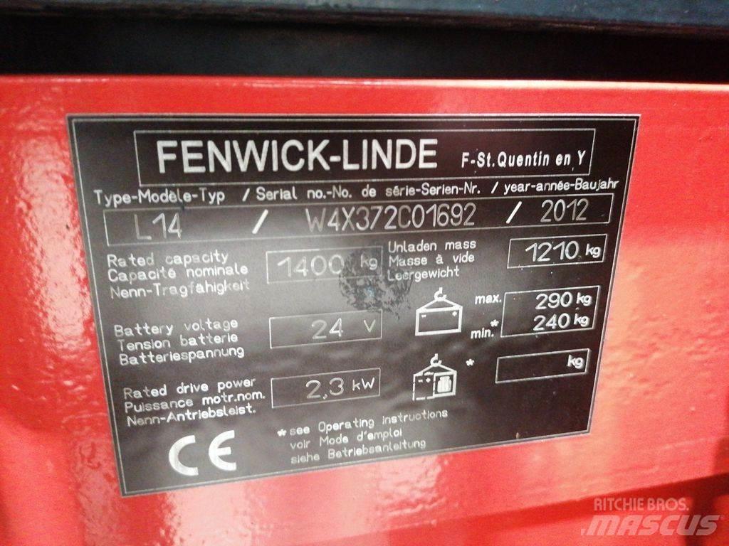 Linde L14 Gaffelstabler med gående fører