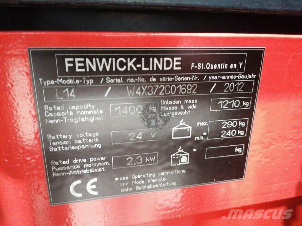 Linde L14 Gaffelstabler med gående fører