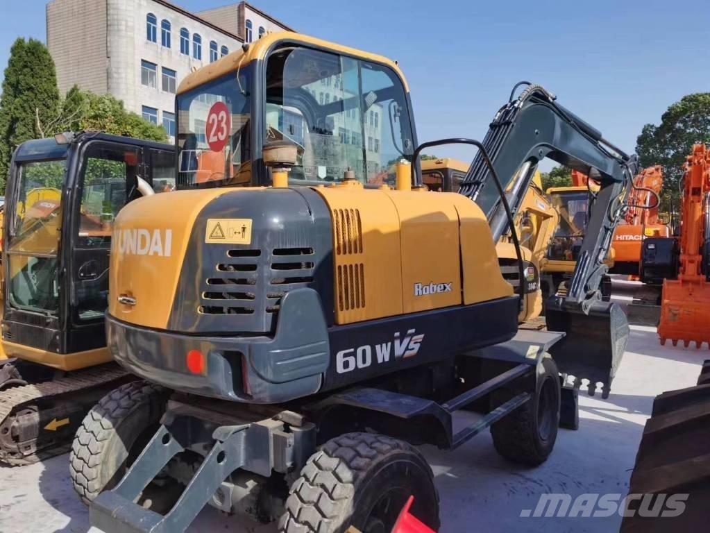 Hyundai Robex 60 W Gravemaskiner på hjul
