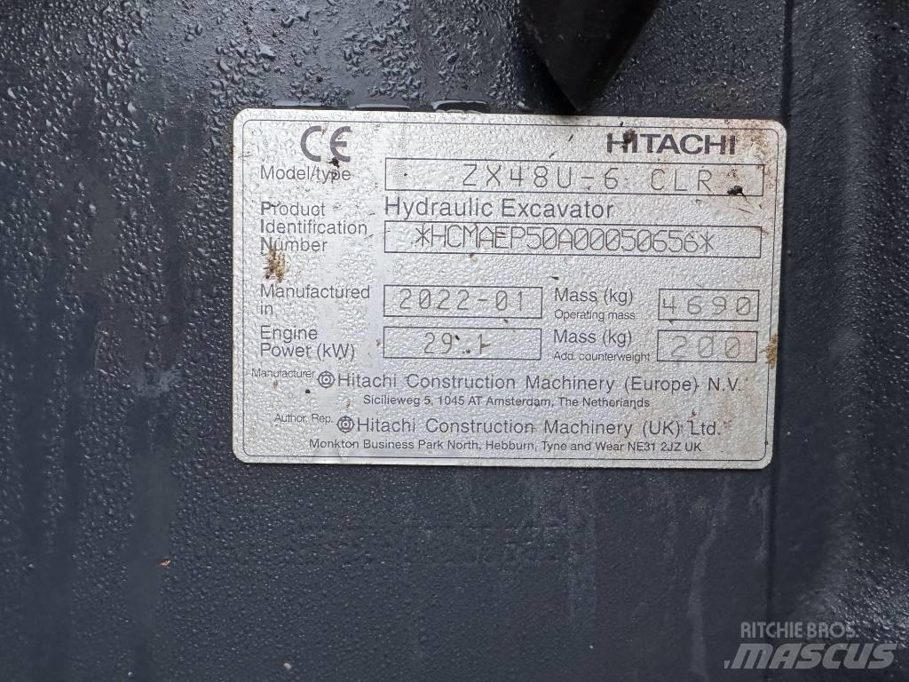 Hitachi ZX 48 U-6 Minigravemaskiner