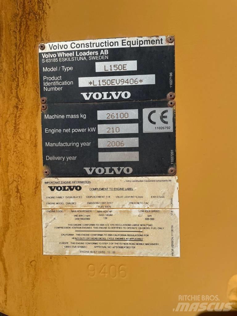 Volvo L150E Minilæsser - knækstyret