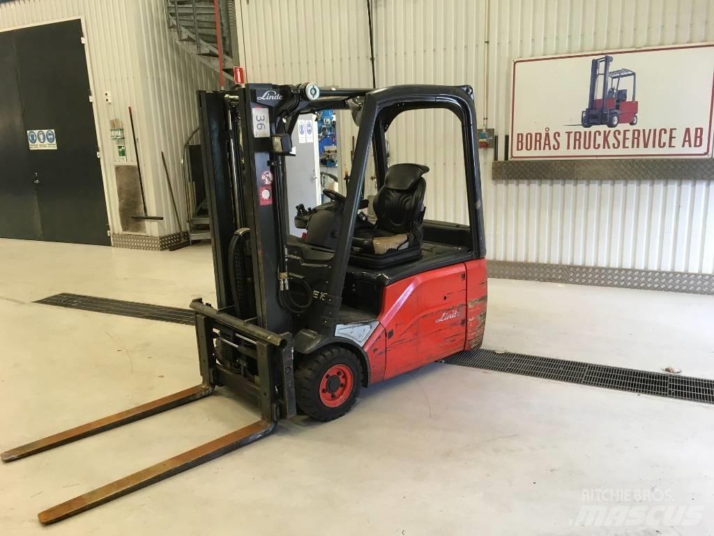 Linde E16 El gaffeltrucks