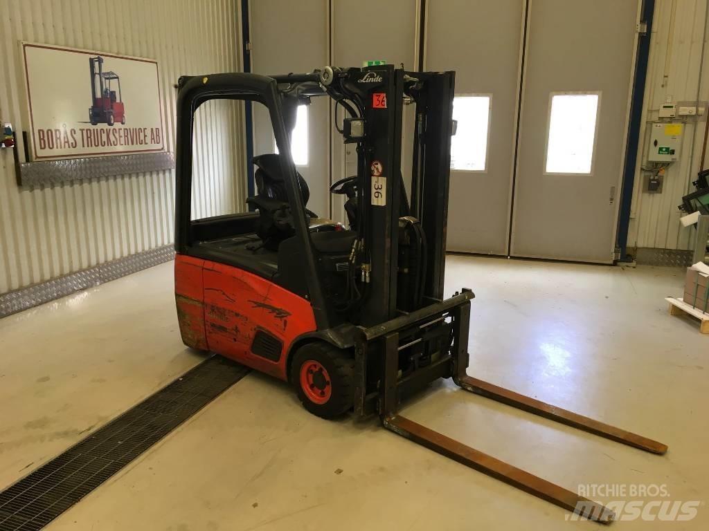 Linde E16 El gaffeltrucks