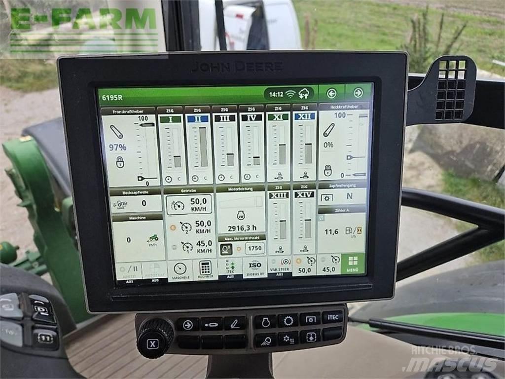 John Deere 6195r Traktorer
