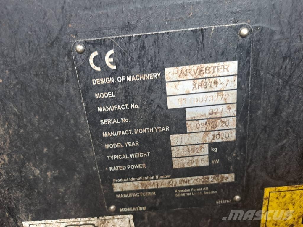 Komatsu 911 Skovningsmaskiner