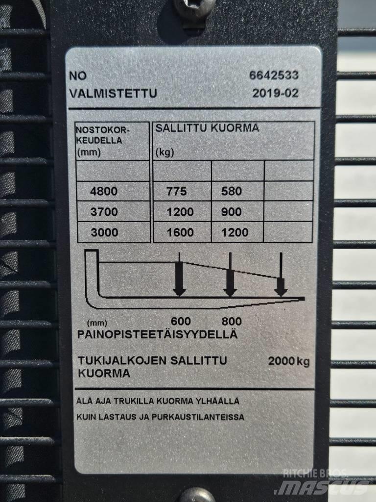 Toyota SPE 160 L Gaffelstabler med gående fører