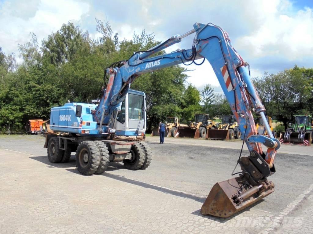 Atlas 1604 K Gravemaskiner på hjul