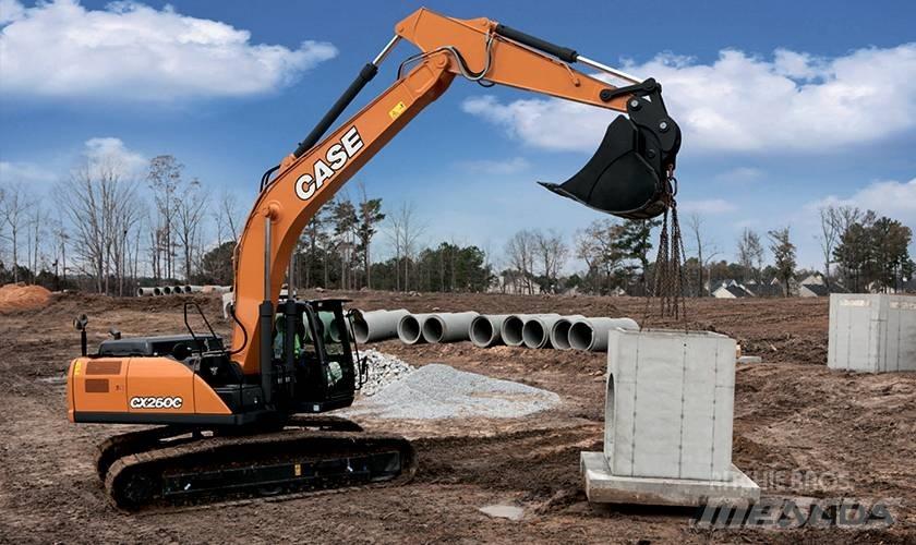 CASE CX 260 C Gravemaskiner på larvebånd