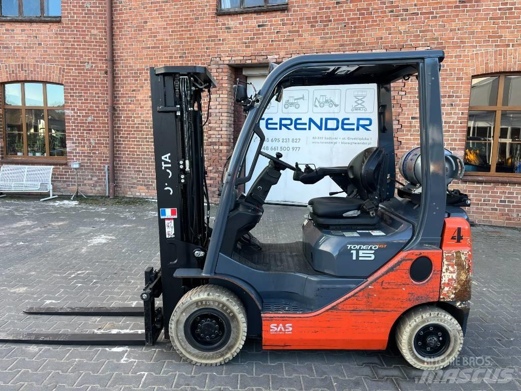 Toyota 8FG15F LPG gaffeltrucks