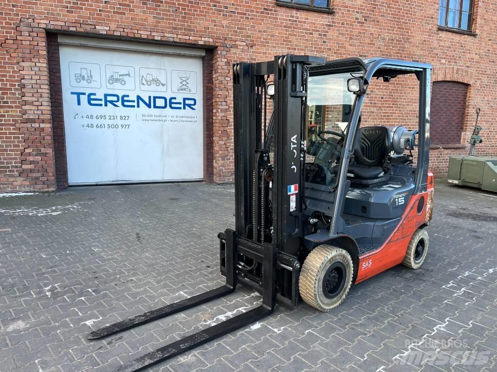 Toyota 8FG15F LPG gaffeltrucks