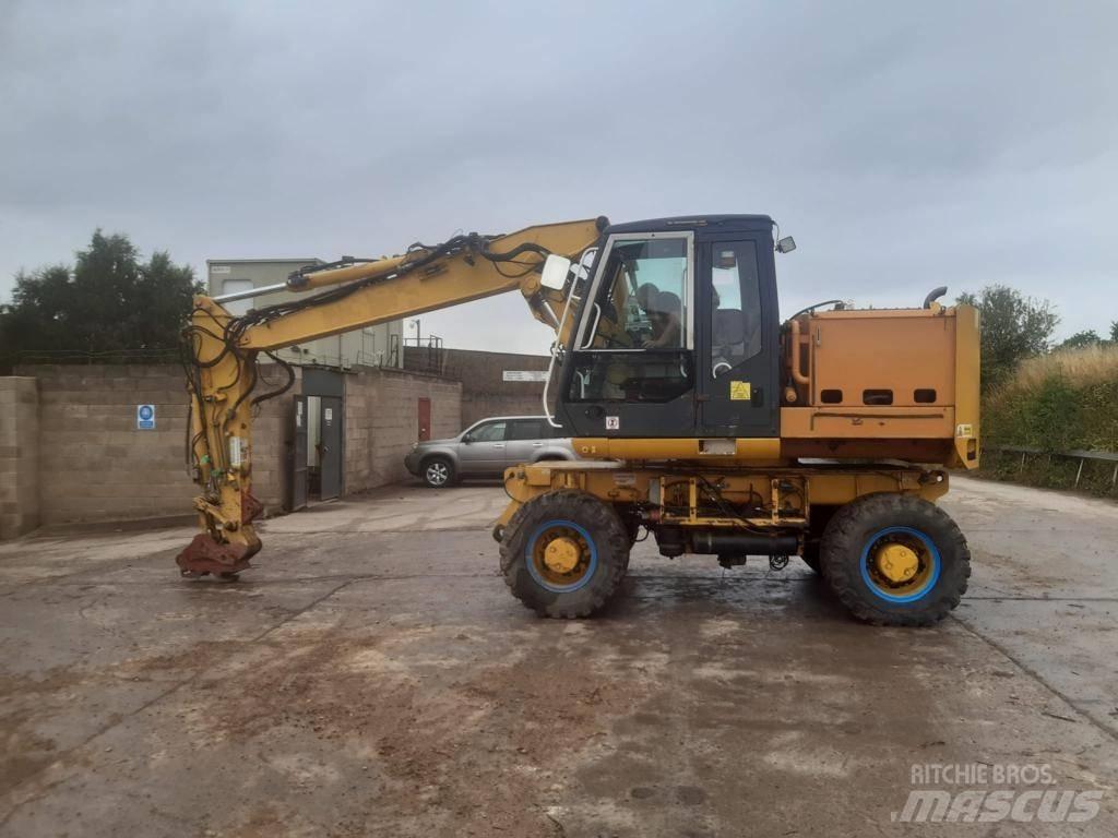 CASE WX 170 Gravemaskiner på hjul