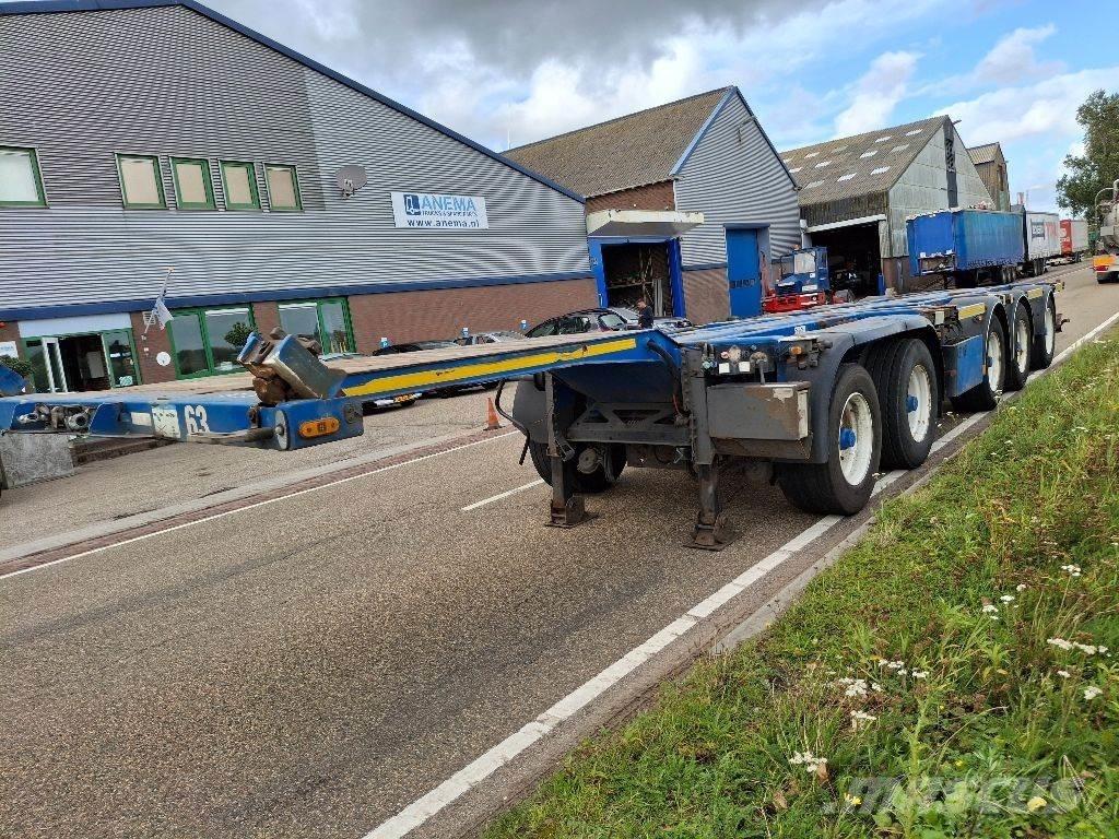 D-tec CT-35-02 Semi-trailer med containerramme