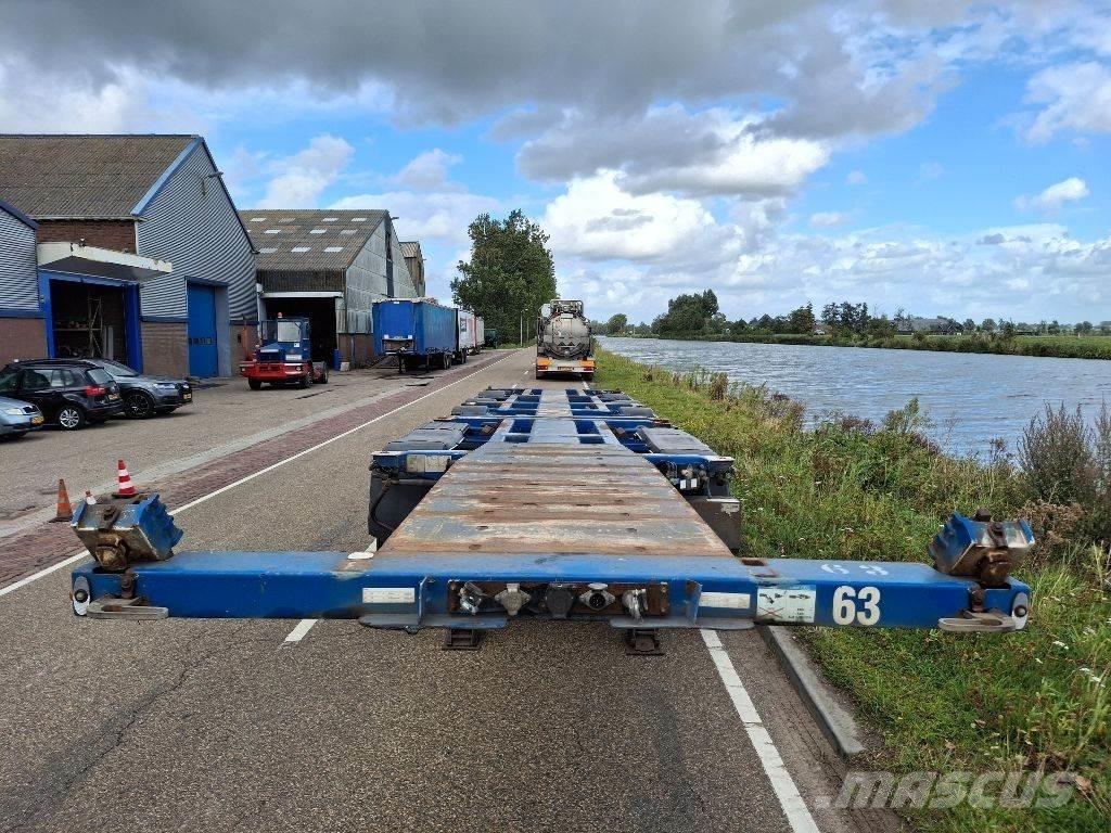 D-tec CT-35-02 Semi-trailer med containerramme