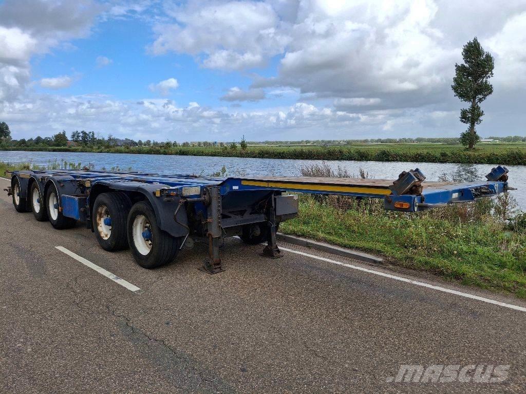 D-tec CT-35-02 Semi-trailer med containerramme