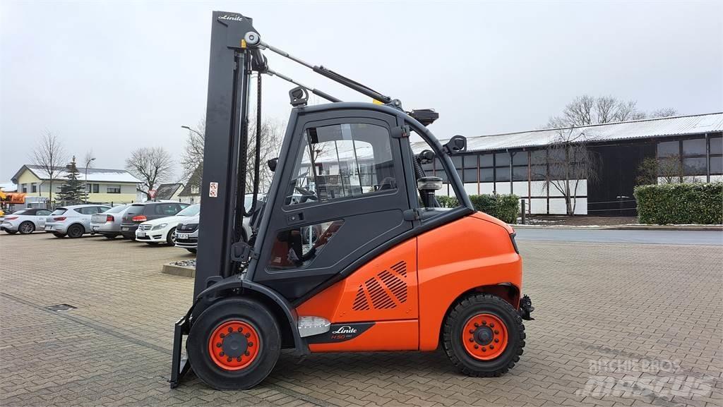 Linde H50D-02 Diesel gaffeltrucks