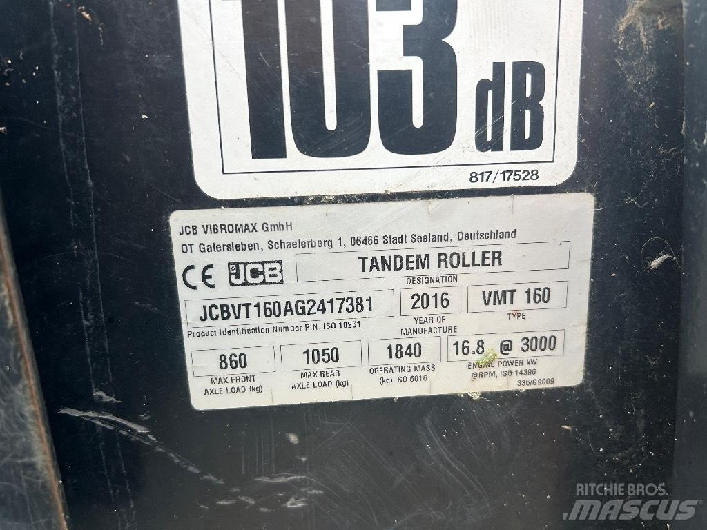 JCB VMT160-80 Tvilling tromle