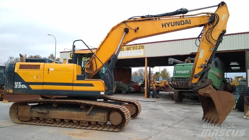 Hyundai HX 220 L Gravemaskiner på larvebånd