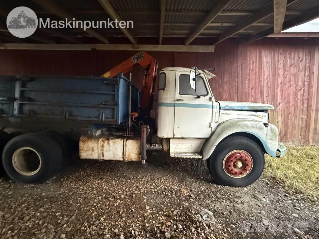 Scania LS 76 kranbil Lastbil med kran