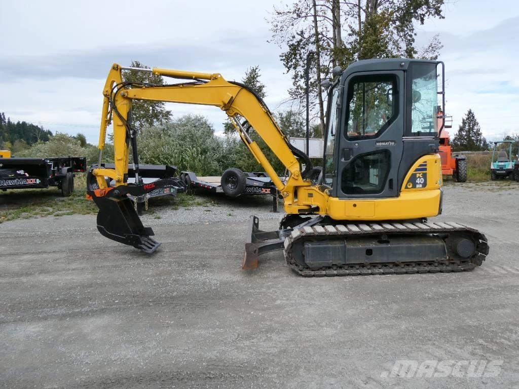 Komatsu PC 40 MR-3 Minigravemaskiner