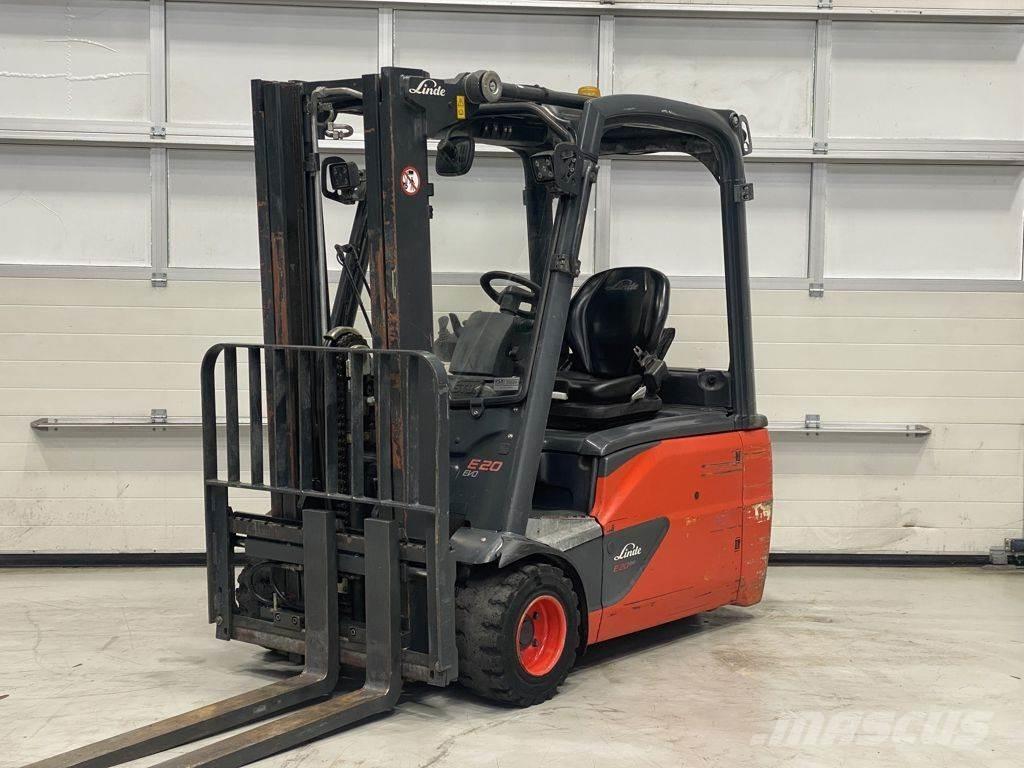 Linde E20L-02 El gaffeltrucks