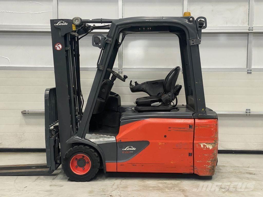Linde E20L-02 El gaffeltrucks