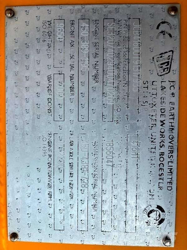 JCB 416 HT Læssemaskiner på hjul