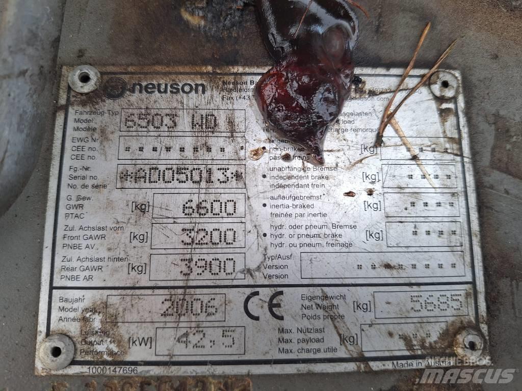 Wacker Neuson 6503 Gravemaskiner på hjul