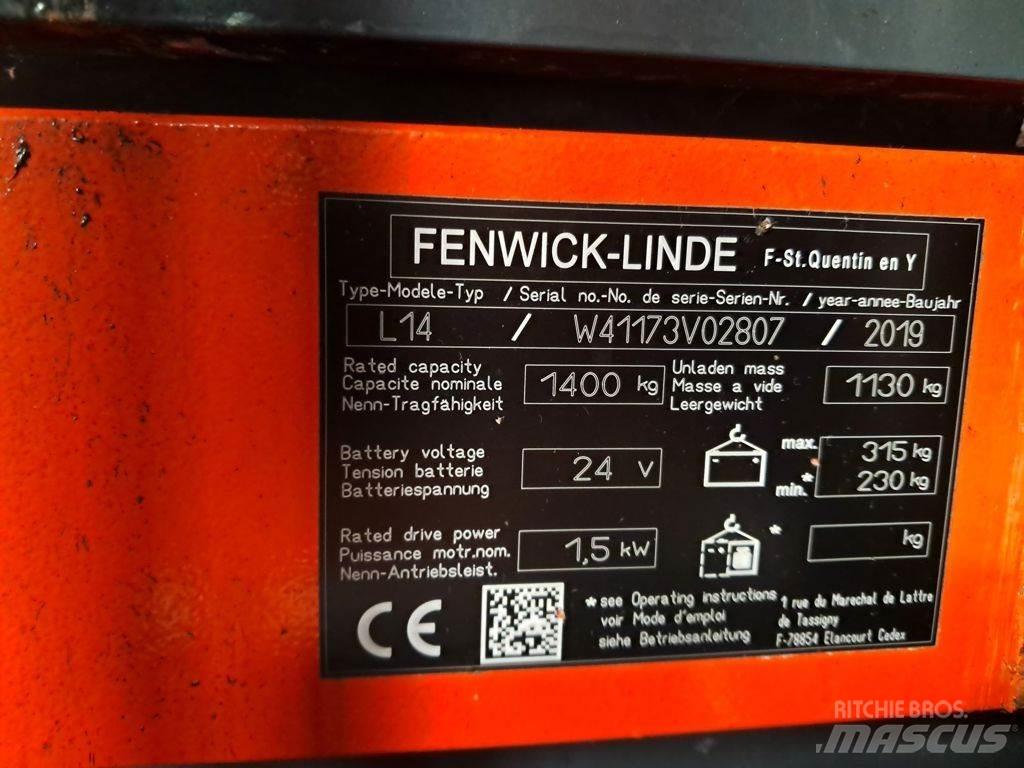 Linde L14 Gaffelstabler med gående fører