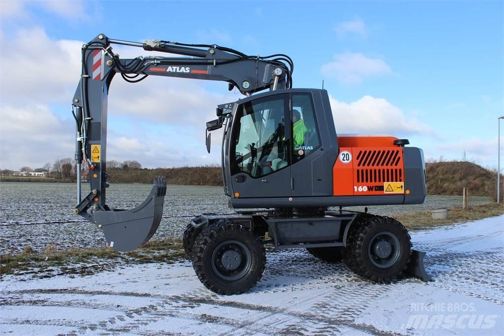 Atlas 140W Gravemaskiner på hjul