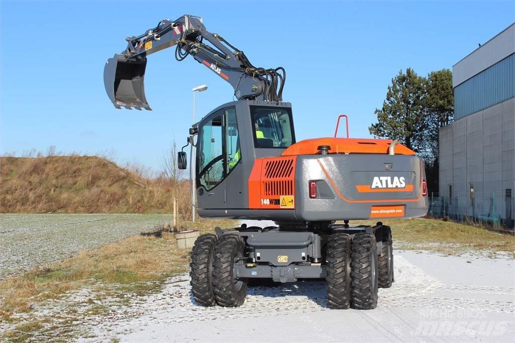 Atlas 140W Gravemaskiner på hjul